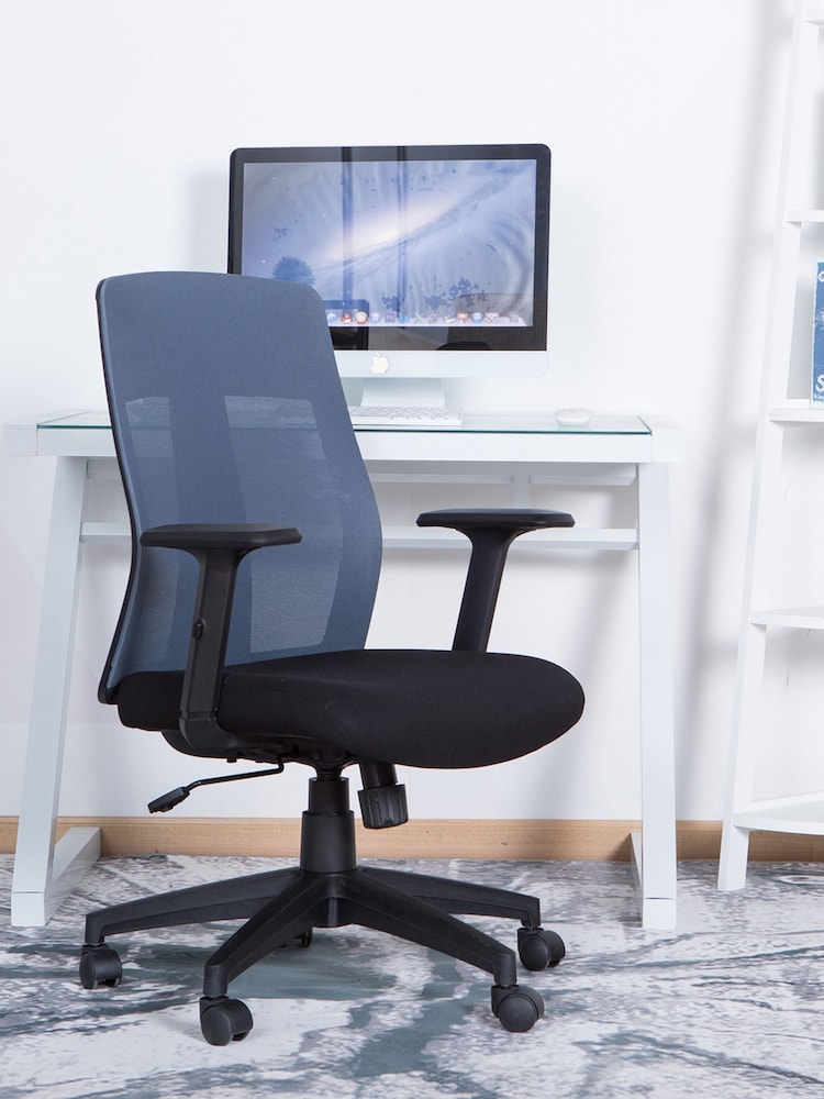 Alphason Grey Laguna Office Chair - Image 1 of 6