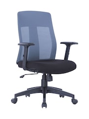 Alphason Grey Laguna Office Chair - Image 4 of 6