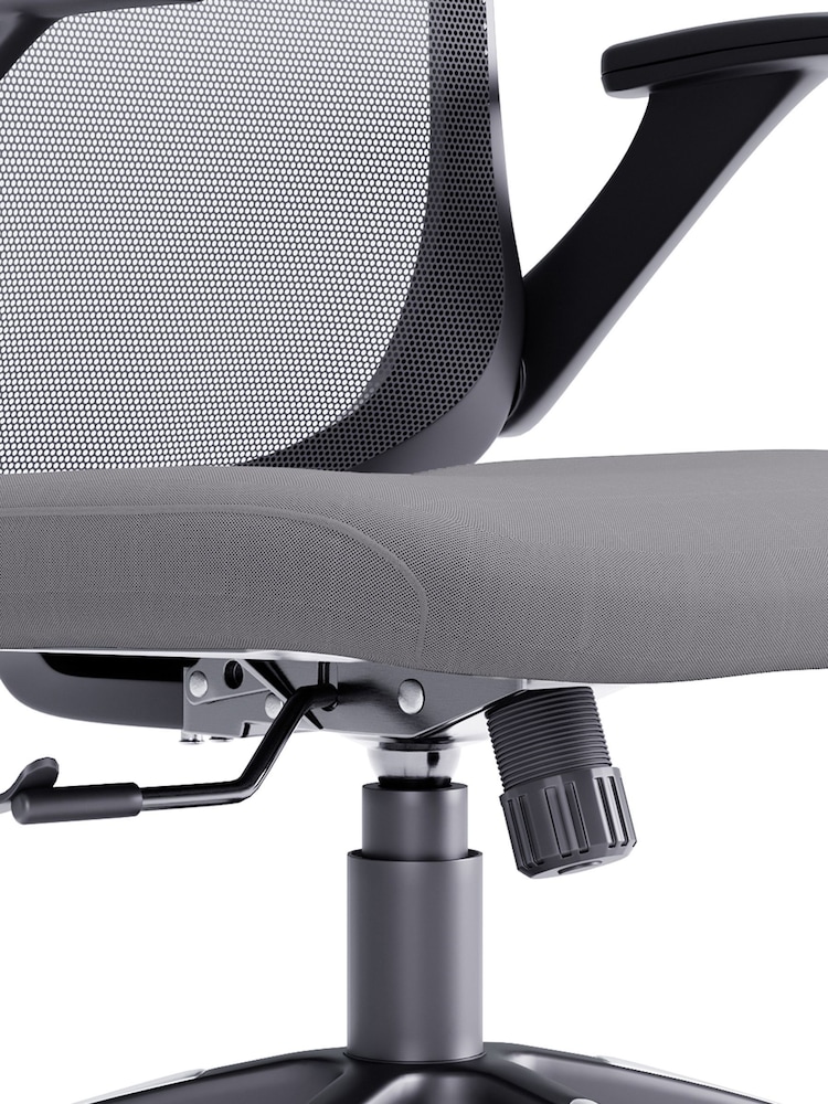 Alphason Grey Toronto Office Chair - Image 6 of 6