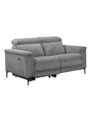 Dorel Home Grey Lund Corduroy 2 Seater Recliner Sofa - Image 2 of 6