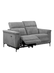 Dorel Home Grey Lund Corduroy 2 Seater Recliner Sofa - Image 5 of 6