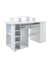 Alphason White San Diego Computer Desk - Image 2 of 6