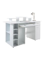 Alphason White San Diego Computer Desk - Image 3 of 6