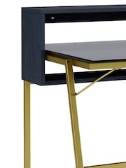 Alphason Black Morgan Desk - Image 6 of 6