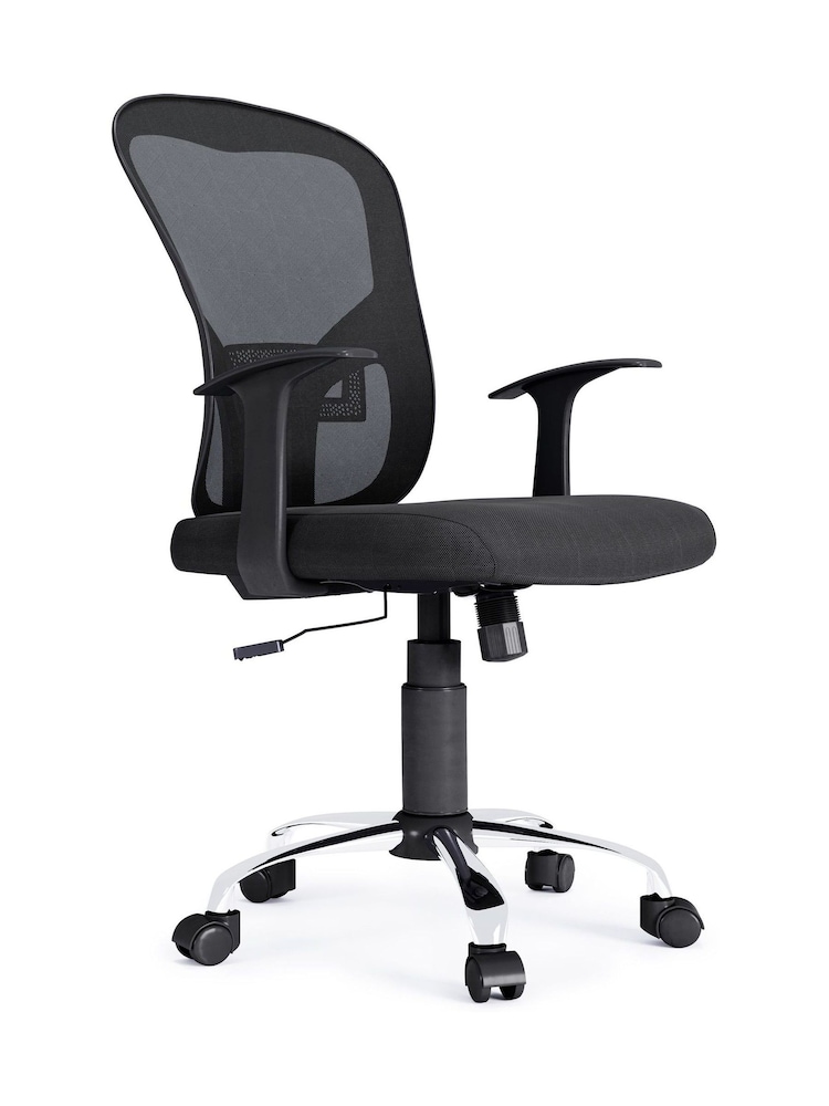 Alphason Black Tampa Office Chair - Image 2 of 6