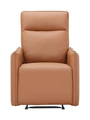 Dorel Home Cognac Brown Lugo Faux Leather Recliner Armchair - Image 4 of 6