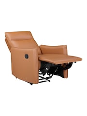 Dorel Home Cognac Brown Lugo Faux Leather Recliner Armchair - Image 5 of 6