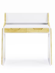 Alphason Oak White Palmer Adjustable Desk - Image 5 of 6