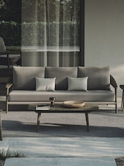 Nth Degree Dark Teak N1 3 Seater Sofa - Image 2 of 5