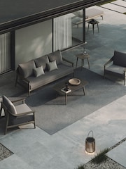 Nth Degree Dark Teak N1 3 Seater Sofa - Image 3 of 5