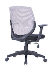 Alphason Black Grey Malibu Office Chair - Image 5 of 6