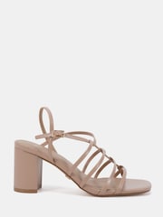 Nude - Novo Leanne sandaler med blokhæl og stropper - Billede 3 af 6