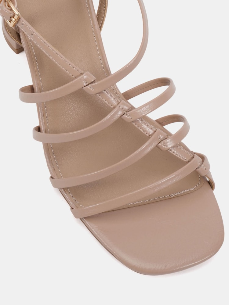 Nude - Novo Leanne sandaler med blokhæl og stropper - Billede 6 af 6