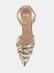 Gold - Novo Hilda Strappy Two Part Point Courts - Bild 4 von 6