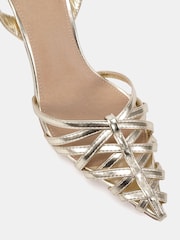 Gold - Novo Hilda Strappy Two Part Point Courts - Bild 5 von 6