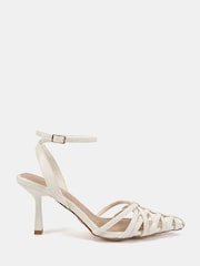 Weiß - Novo Hilda Strappy Two Part Point Courts - Bild 2 von 6