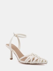 Weiß - Novo Hilda Strappy Two Part Point Courts - Bild 3 von 6