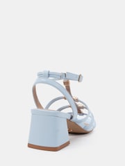 Novo Blue Leonora Block Heel Hardwear Strappy Sandals - Image 4 of 6