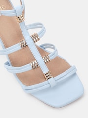 Novo Blue Leonora Block Heel Hardwear Strappy Sandals - Image 5 of 6