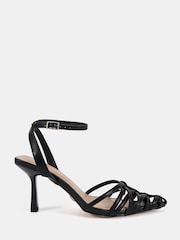 Schwarz - Novo Hilda Strappy Two Part Point Courts - Bild 3 von 6