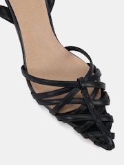 Schwarz - Novo Hilda Strappy Two Part Point Courts - Bild 4 von 6