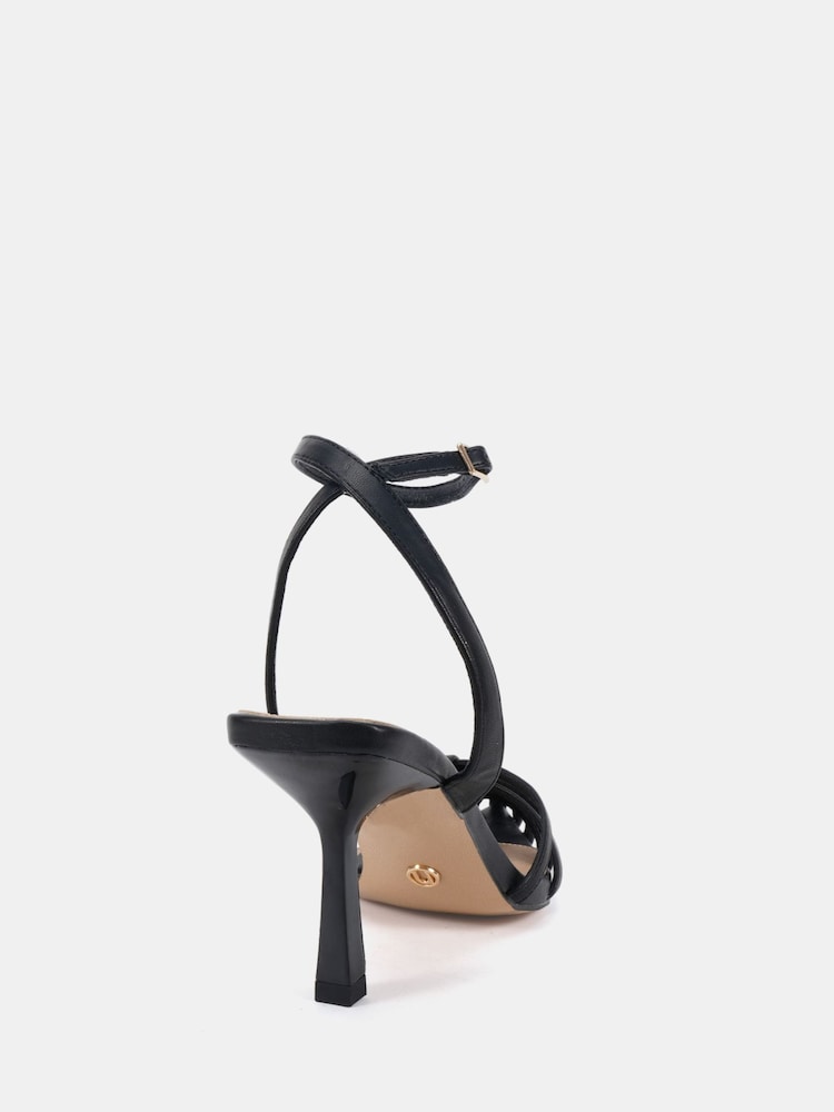 Schwarz - Novo Hilda Strappy Two Part Point Courts - Bild 6 von 6