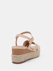 Dorado - Novo Blythe Mid Wedge Strappy Espadrille Sandals - Imagen 4 de 6