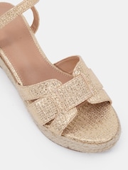 Dorado - Novo Blythe Mid Wedge Strappy Espadrille Sandals - Imagen 5 de 6