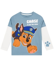 Character Blue PAW Patrol Chase Long Sleeve T-Shirt - Image 1 of 10