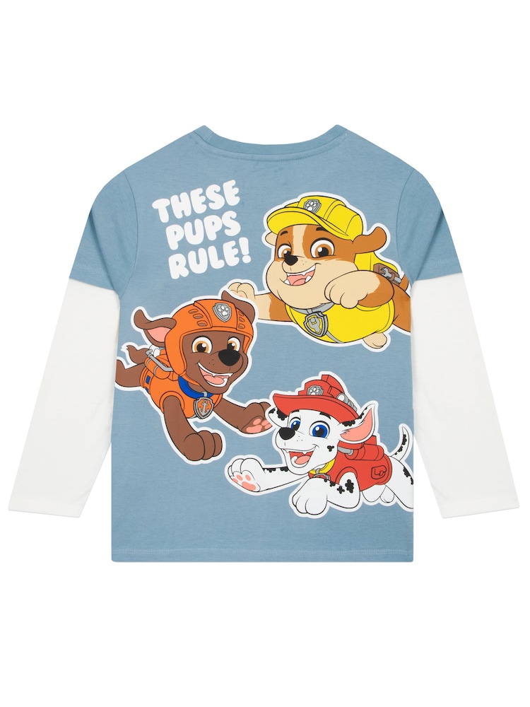 Character Blue PAW Patrol Chase Long Sleeve T-Shirt - Image 2 of 10