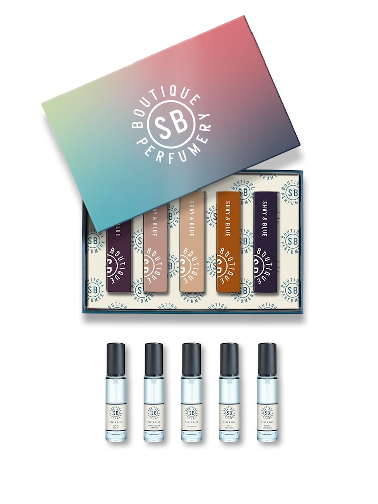 Shay & Blue 5 x 10ml Discovery Gift Set - Image 1 of 1 Shay & Blue 5 x 10ml Discovery Gift Set - Image 1 of 1