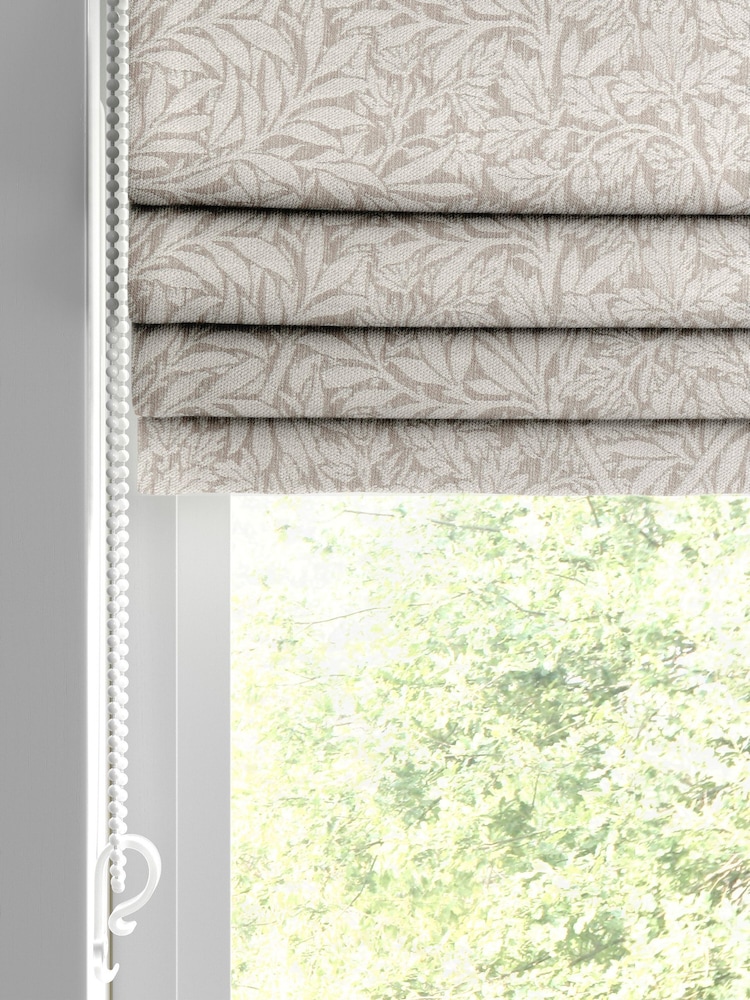 William Morris At Home Foliage Woven Hessian Made to Measure Roman Blind - Image 2 of 6