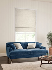 William Morris At Home Foliage Woven Hessian Made to Measure Roman Blind - Image 5 of 6