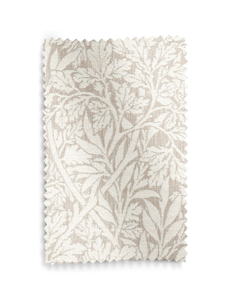 William Morris At Home Foliage Woven Hessian Made to Measure Roman Blind - Image 6 of 6