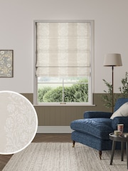 William Morris At Home Blackthorn Woven Stripe Made to Measure Roman Blind - Image 1 of 6
