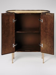 Swoon Dark Brown Kiln Mango Wood Two Door Cabinet - Image 4 of 7