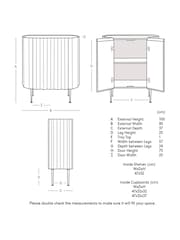Swoon Dark Brown Kiln Mango Wood Two Door Cabinet - Image 7 of 7