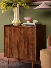 Swoon Mid Brown Southwark Acacia Wood Two Door Cabinet - Image 1 of 7