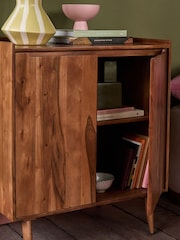 Swoon Mid Brown Southwark Acacia Wood Two Door Cabinet - Image 2 of 7