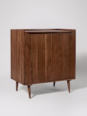 Swoon Mid Brown Southwark Acacia Wood Two Door Cabinet - Image 6 of 7