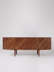 Swoon Dark Brown Noah Acacia Wood Four Door Sideboard - Image 3 of 7