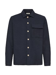 Casual Friday Blue Cfmatt Structured Overshirt - Image 1 of 3