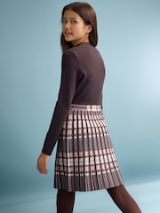 Lipsy Knit 2-in-1 Kilt Dress (5-16yrs) - Imagen 5 de 5