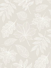 Hoopla Walls Stone Leaf Silhouette A4 Wallpaper Sample - Image 1 of 1