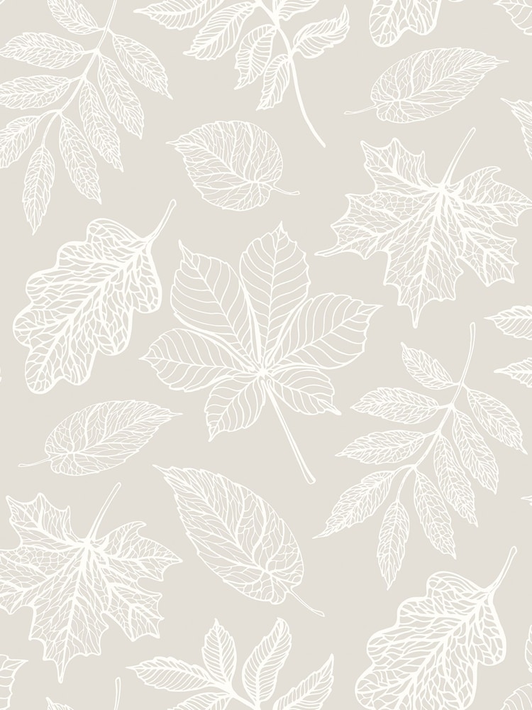 Hoopla Walls Stone Leaf Silhouette A4 Wallpaper Sample - Image 1 of 1