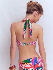 Boden Green Minori Halter Tie Bikini Top - Image 3 of 8