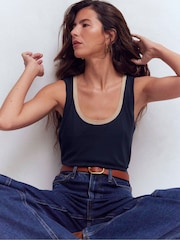 أزرق داكن - سترة ياقة مفتوحة برّاقة من Boden - Image 1 of 6