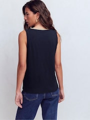 أزرق داكن - سترة ياقة مفتوحة برّاقة من Boden - Image 3 of 6