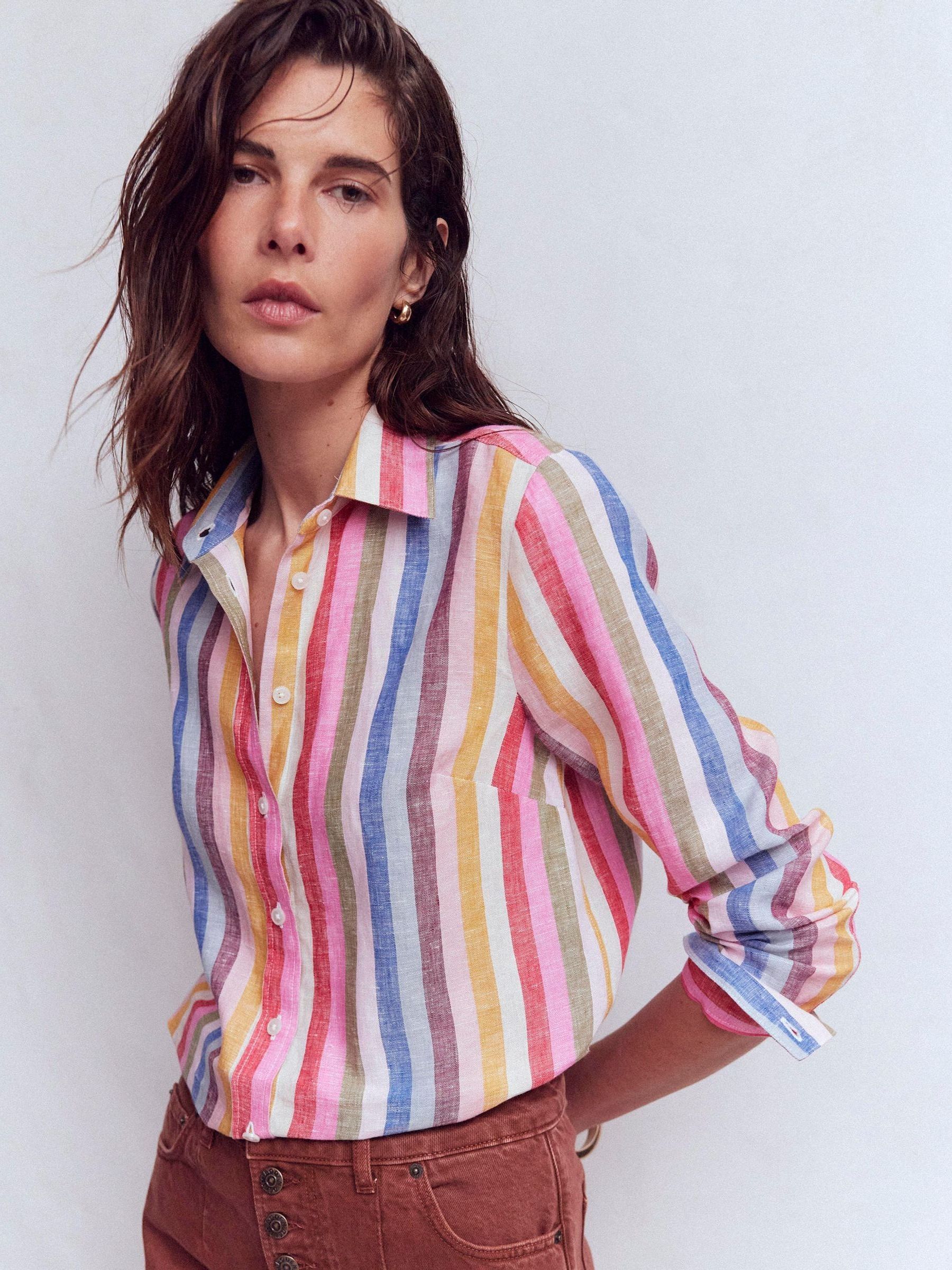 Buy Boden Pink Sienna Linen Shirt from Next USA