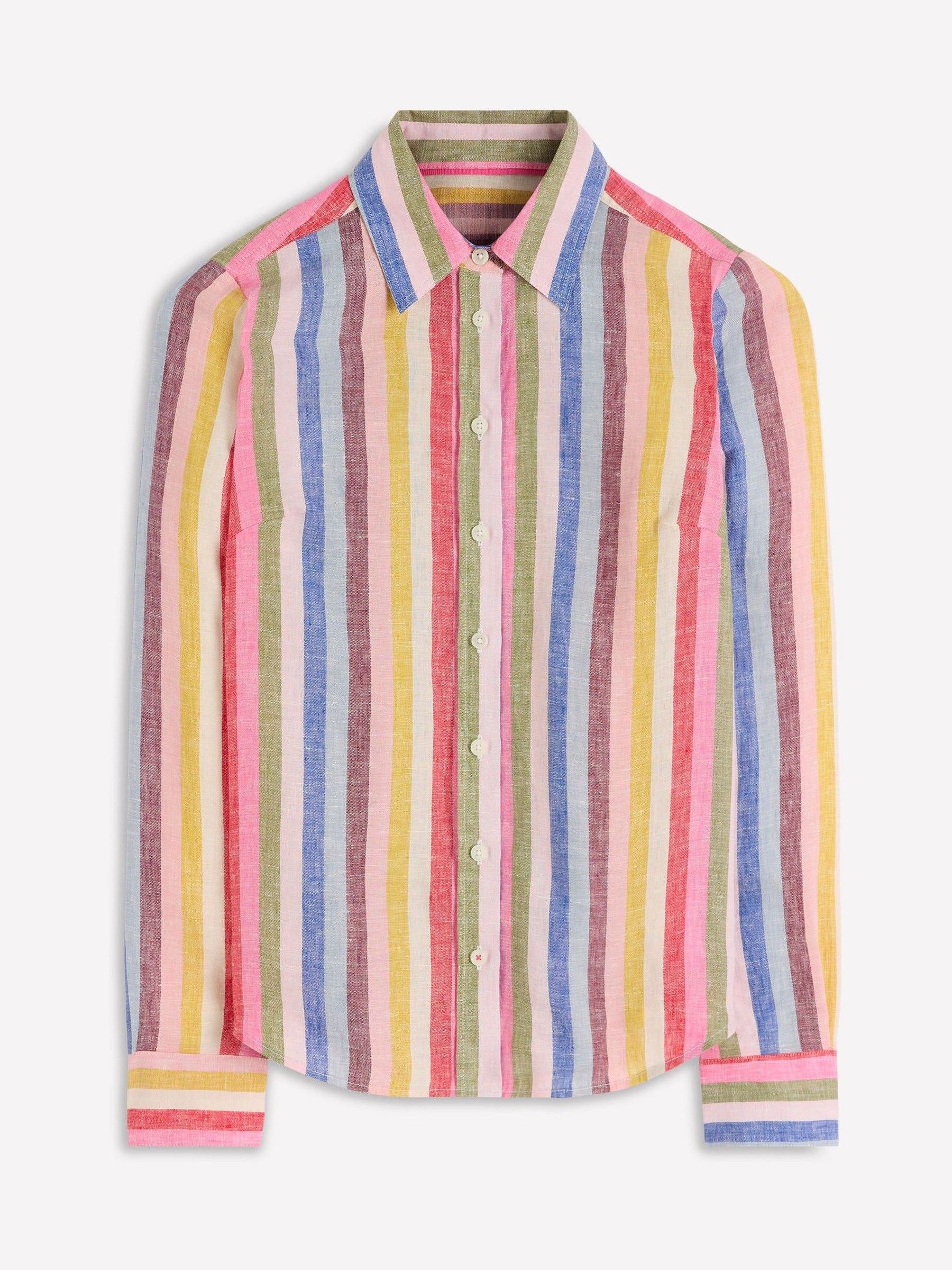 Buy Boden Pink Sienna Linen Shirt from Next USA